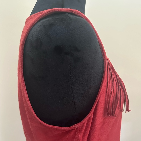 EXPRESS fringe mini dress - Picture 4 of 7